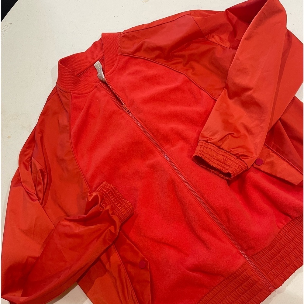Athleta Bomber Fleece Slick Active Jacket
